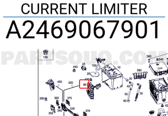 MERCEDES A2469067901 CURRENT LIMITER