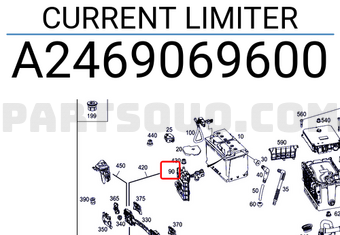 MERCEDES A2469069600 CURRENT LIMITER