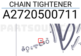 MERCEDES A2720500711 CHAIN TIGHTENER