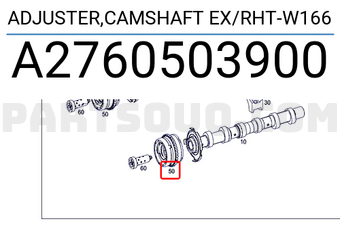MERCEDES A2760503900 ADJUSTER,CAMSHAFT EX/RHT-W166