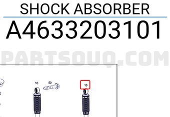 MERCEDES A4633203101 SHOCK ABSORBER