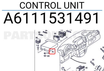 MERCEDES A6111531491 CONTROL UNIT