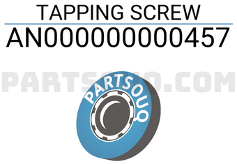 MERCEDES AN000000000457 TAPPING SCREW