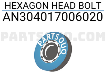 MERCEDES AN304017006020 HEXAGON HEAD BOLT