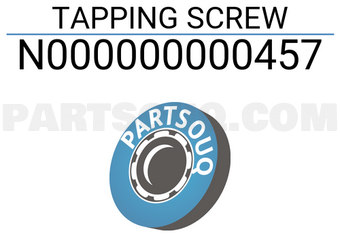 MERCEDES N000000000457 TAPPING SCREW