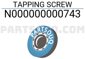 MERCEDES N000000000743 TAPPING SCREW