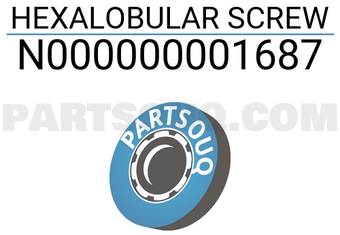 MERCEDES N000000001687 HEXALOBULAR SCREW