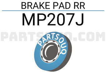 MINTYE MP207J BRAKE PAD RR