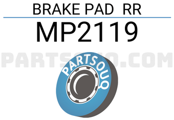 MINTYE MP2119 BRAKE PAD RR