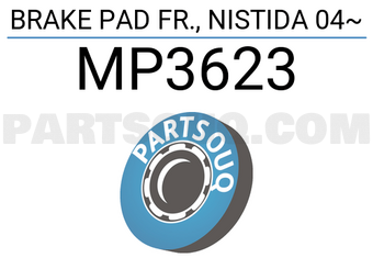 MINTYE MP3623 BRAKE PAD FR., NISTIDA 04~