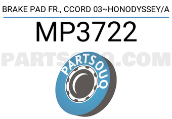 MINTYE MP3722 BRAKE PAD FR., CCORD 03~HONODYSSEY/A