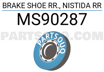 MINTYE MS90287 BRAKE SHOE RR., NISTIDA RR