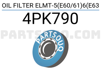 Mahle 4PK790 OIL FILTER ELMT-5(E60/61)6(E63