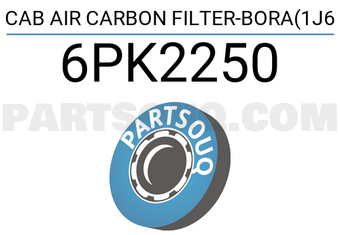 Mahle 6PK2250 CAB AIR CARBON FILTER-BORA(1J6