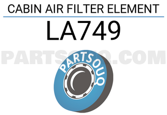 Mahle LA749 CABIN AIR FILTER ELEMENT