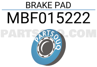 Mando MBF015222 BRAKE PAD