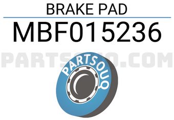 Mando MBF015236 BRAKE PAD