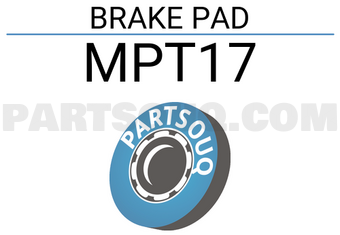 Mando MPT17 BRAKE PAD