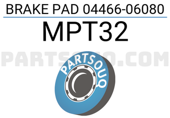 Mando MPT32 BRAKE PAD 04466-06080