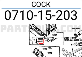 Mazda 071015203 COCK