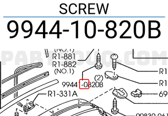 Mazda 994410820B SCREW