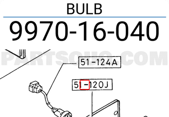 Mazda 997016040 BULB