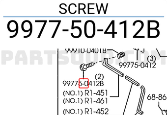 Mazda 997750412B SCREW