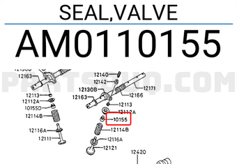 Mazda AM0110155 SEAL,VALVE