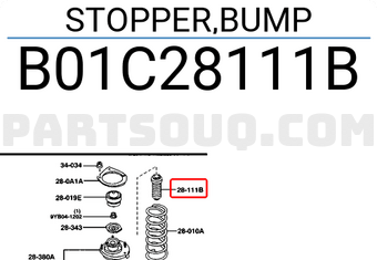Mazda B01C28111B STOPPER,BUMP