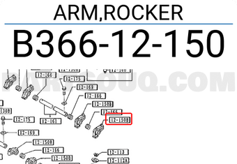 Mazda B36612150 ARM,ROCKER