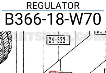 Mazda B36618W70 REGULATOR
