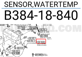 Mazda B38418840 SENSOR,WATERTEMP