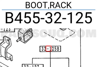 Mazda B45532125 BOOT,RACK