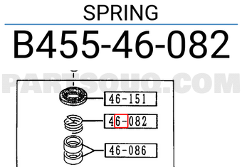 Mazda B45546082 SPRING