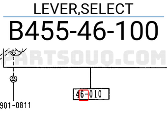 Mazda B45546100 LEVER,SELECT