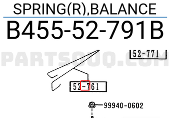 Mazda B45552791B SPRING(R),BALANCE