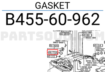 Mazda B45560962 GASKET