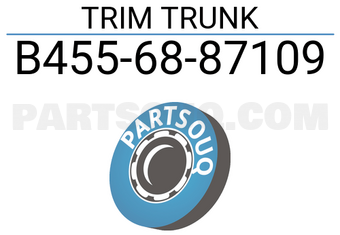 Mazda B4556887109 TRIM TRUNK