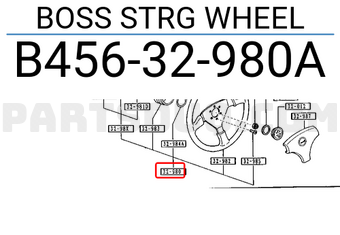 Mazda B45632980A BOSS STRG WHEEL