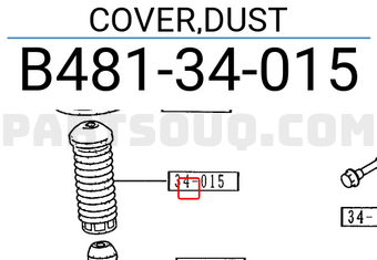 Mazda B48134015 COVER,DUST