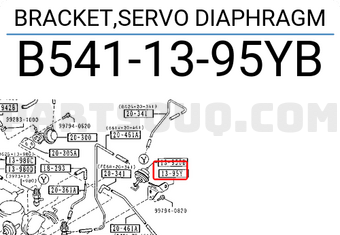 Mazda B5411395YB BRACKET,SERVO DIAPHRAGM