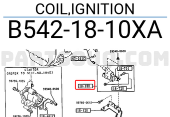 Mazda B5421810XA COIL,IGNITION