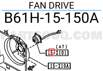 Mazda B61H15150A FAN DRIVE