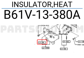 Mazda B61V13380A INSULATOR,HEAT