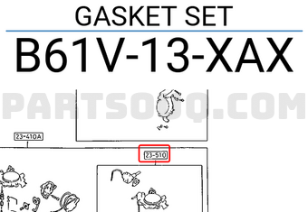 Mazda B61V13XAX GASKET SET