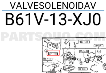 Mazda B61V13XJ0 VALVESOLENOIDAV