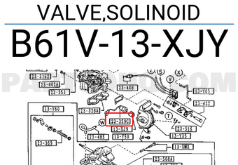 Mazda B61V13XJY VALVE,SOLINOID