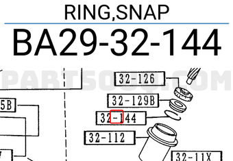 Mazda BA2932144 RING,SNAP