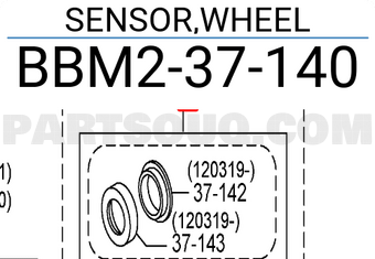 Mazda BBM237140 SENSOR,WHEEL