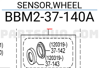 Mazda BBM237140A SENSOR,WHEEL